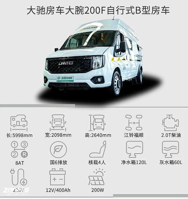 ！B型房车全能利器大驰房车大腕200F开元棋牌app2598万起的“堆料王”(图10)